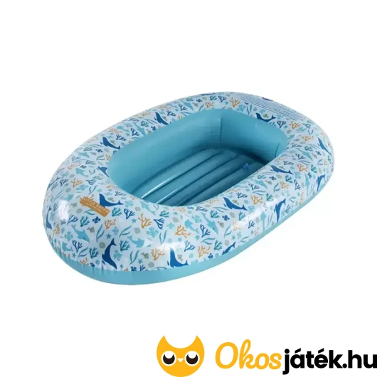 Little Dutch felfújható csónak Ocean Dreams kék bálnás
