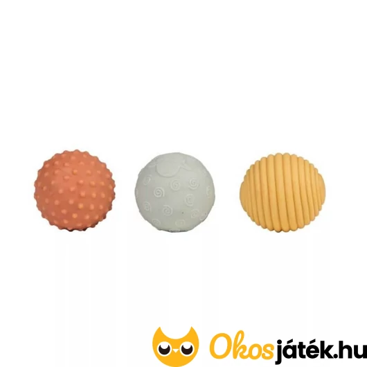 Little Dutch tapintást fejlesztő labdák - 3 darabos szett