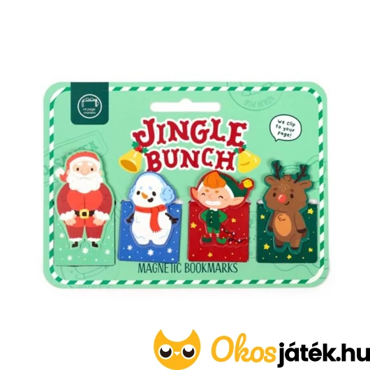 Mágneses könyvjelző szett - Karácsonyi mintával