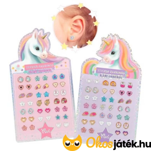 TopModel Ylvi öntapadós matrica fülbevaló