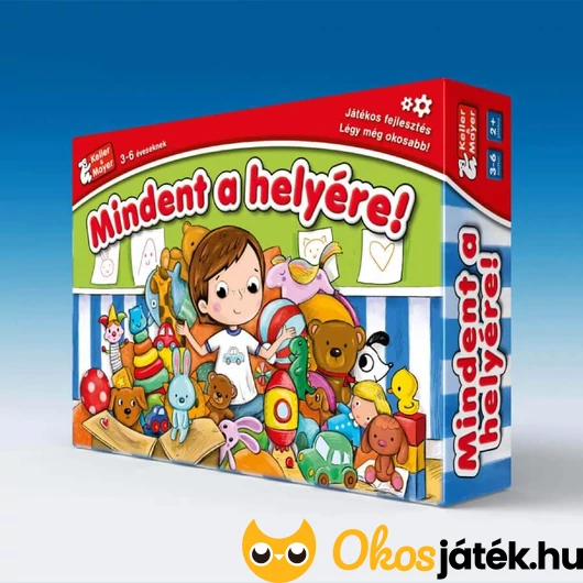 Új kiadás Mindent a helyére társasjáték