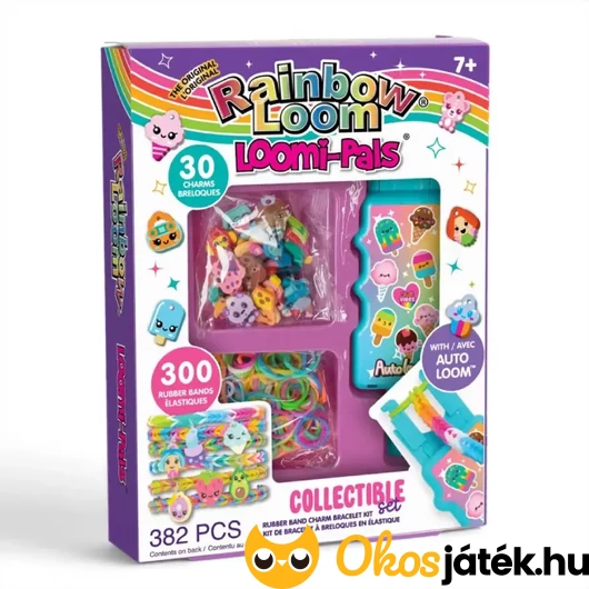 Rainbow loom Loomi pals gumikarkötő készítő
