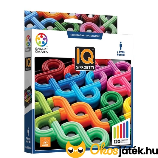 IQ-Spagetti Smart Games logikai játék 120 feladvánnyal