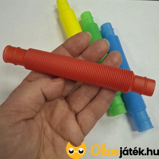 Színes gégecső stresszoldó játék