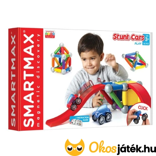 Stunt Cars Smart Max építőjáték 3 éveseknek