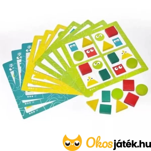 Színek és formák sudoku ovisoknak
