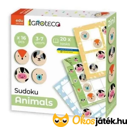 Állatos Sudoku ovisoknak - Igroteco