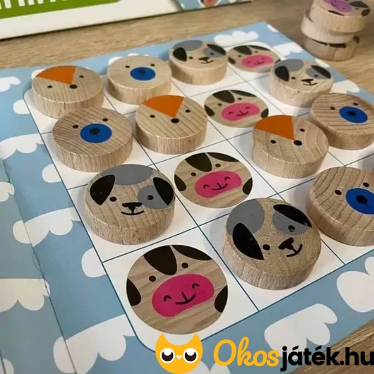 Sudoku ovisoknak állatos korongokkal