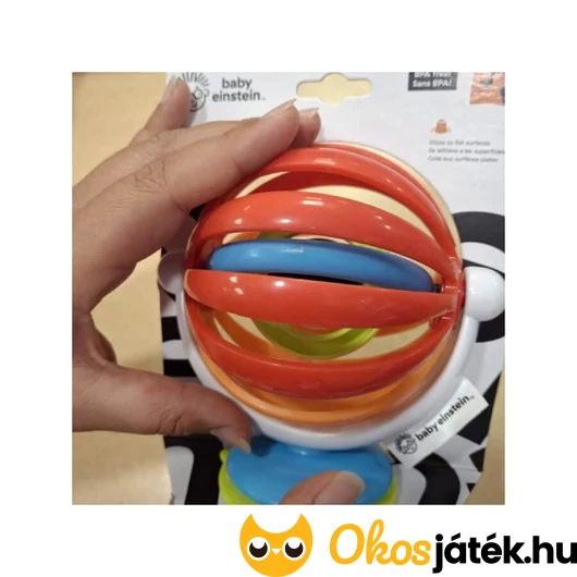 Tapadókorongos forgó babajáték 3 hónapos kortól
