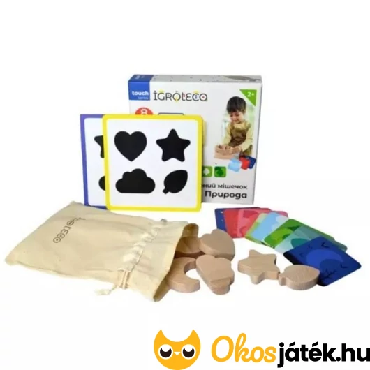 Formatapintó szenzoros játék fából