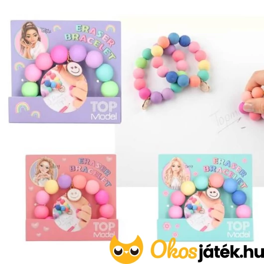 1 db TopModel radír karkötő 3 féle