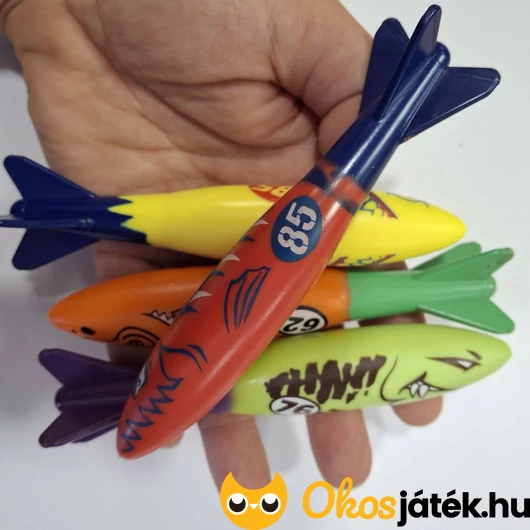 Torpedó medencejáték 4 db