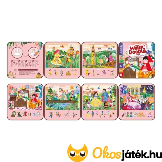 Kedvenc meséim mágikus vízzel színező mesés képei