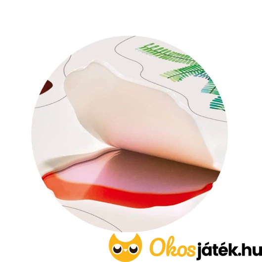 Újraragasztható dínós matrica