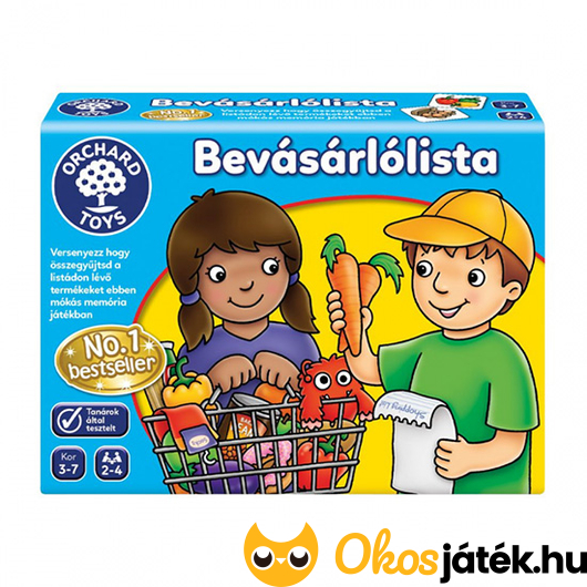 Bevásárlólista Orchard Toys - Bevásárlós játék - Magyar