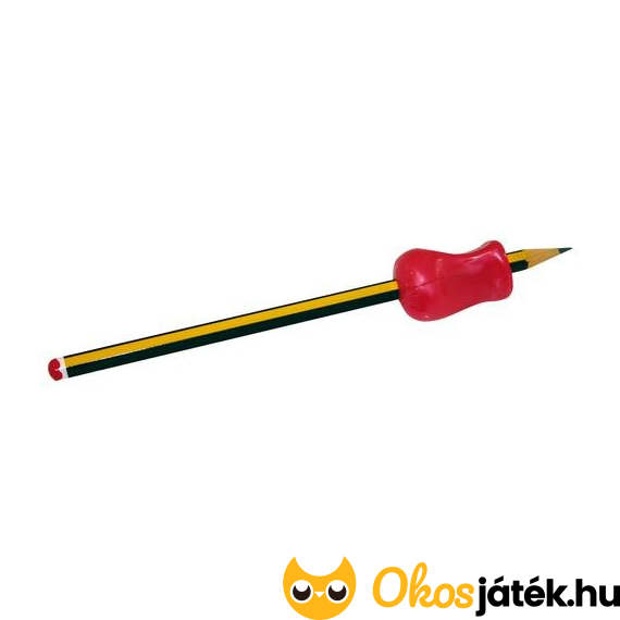 ceruzafogó puha gumiból - piros
