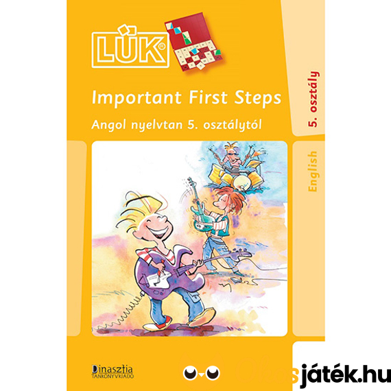 important first steps - angol nyelvtan