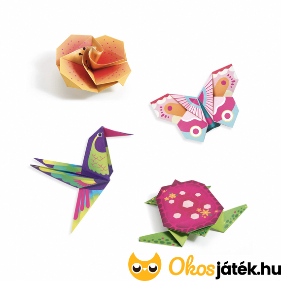 origami madár pillangó hajtogatás gyerekeknek