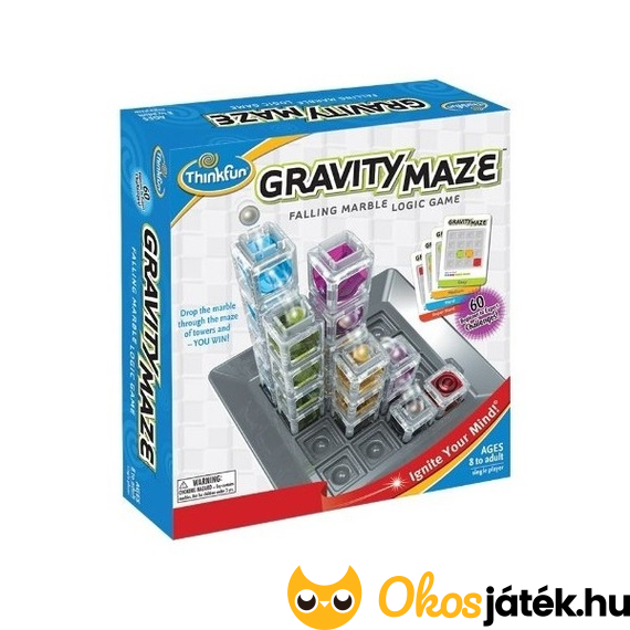 Gravity Maze golyópálya építő logikai játék