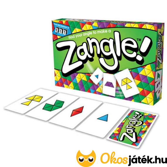 Zangle! kártyajáték térlátást fejlesztő játék