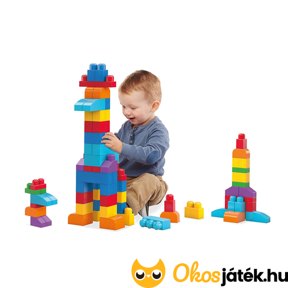 Mega Blocks nagy klasszikus építőjáték babáknak