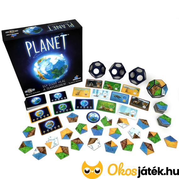 Planet bolygó építő családi társasjáték