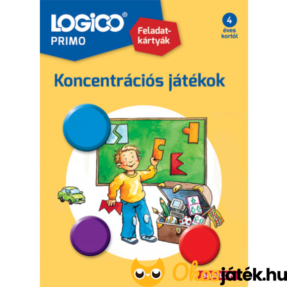 Logico Primo feladatlapok - Koncentrációs játékok 3228 4+ 