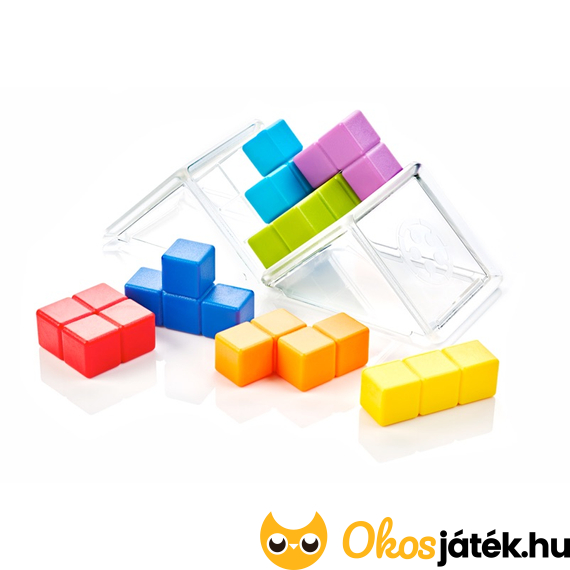 Tetris kocka / Logikai kocka játék Smart Games Cube Puzzler Go