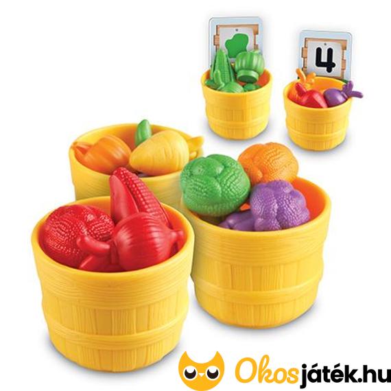 műanyag játék zöldségek