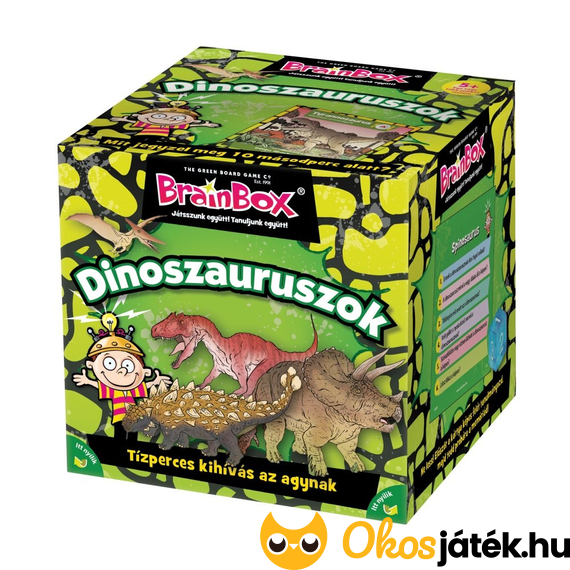 brainbox dinoszauruszok kvíz játék gyerekeknek 5+