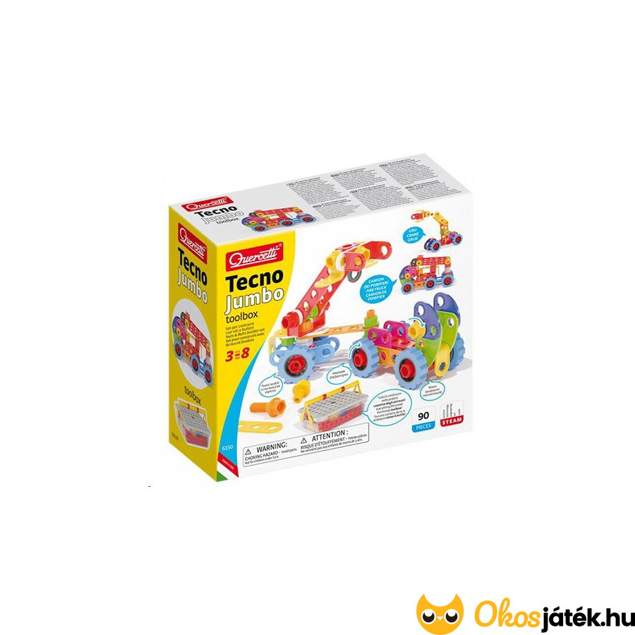 Quercetti - 6150 Tecno Jumbo Toolbox Loisirs Créatifs - Bricolage T Amz B07hkq9vlh